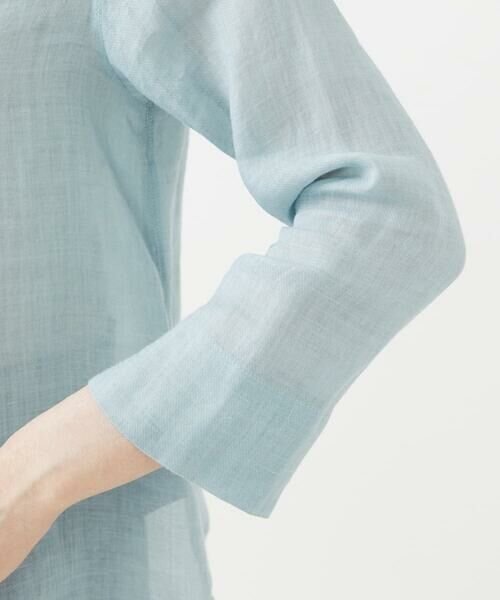 Sybilla / シビラ シャツ・ブラウス | ツイストVネックリネンブラウス | 詳細8