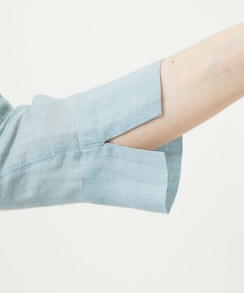 Sybilla / シビラ シャツ・ブラウス | ツイストVネックリネンブラウス | 詳細9