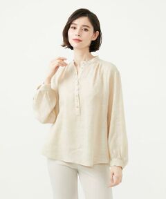 Sybilla / シビラ シャツ・ブラウス | ミックスボタンリネンブラウス