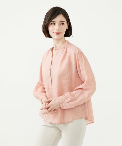 Sybilla / シビラ シャツ・ブラウス | ミックスボタンリネンブラウス | 詳細1