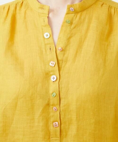 Sybilla / シビラ シャツ・ブラウス | ミックスボタンリネンブラウス | 詳細8