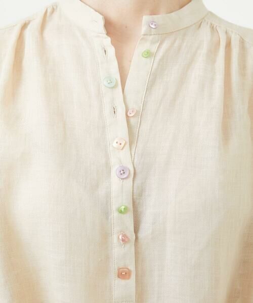 Sybilla / シビラ シャツ・ブラウス | ミックスボタンリネンブラウス | 詳細15