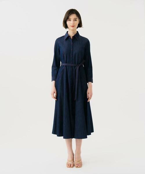 Sybilla / シビラ ロング・マキシ丈ワンピース | ステッチデニムドレス | 詳細2