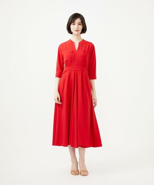 Sybilla / シビラ ドレス | 2ポケットドレス（レッド）