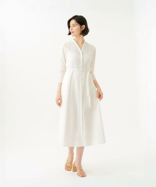 Sybilla / シビラ ロング・マキシ丈ワンピース | アイレットレースドレス | 詳細12