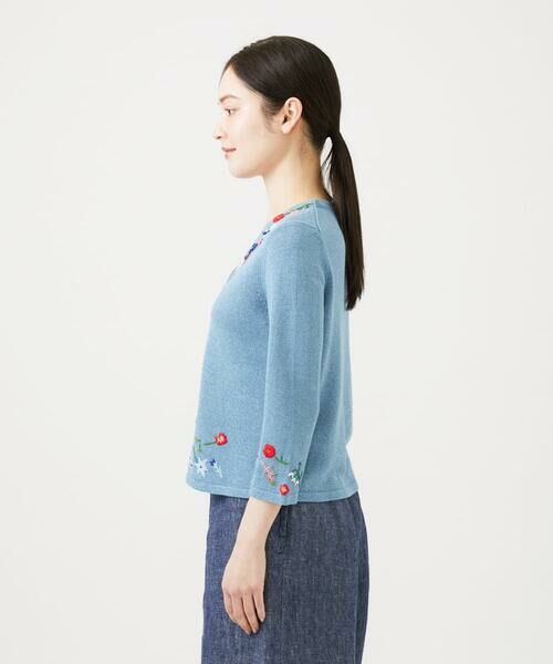 Sybilla / シビラ カーディガン・ボレロ | ビーズフラワー刺繍カーディガン | 詳細14