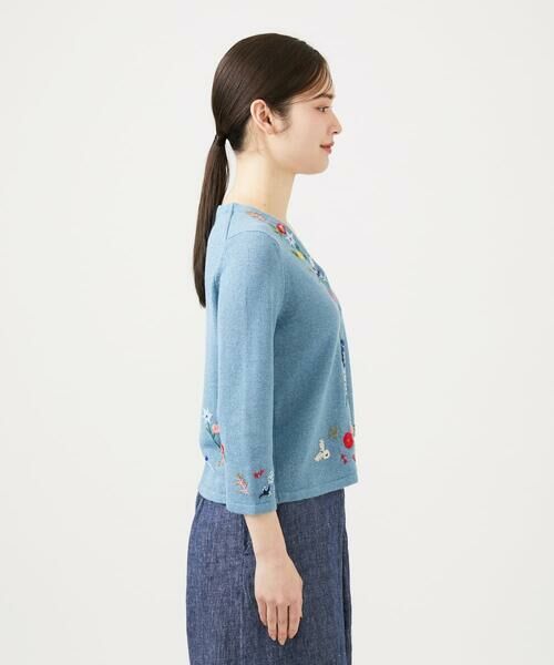 Sybilla / シビラ カーディガン・ボレロ | ビーズフラワー刺繍カーディガン | 詳細2
