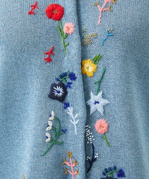 Sybilla / シビラ カーディガン・ボレロ | ビーズフラワー刺繍カーディガン | 詳細4