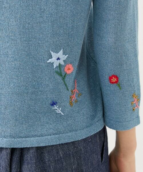 Sybilla / シビラ カーディガン・ボレロ | ビーズフラワー刺繍カーディガン | 詳細9