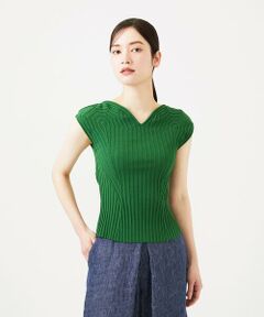 Sybilla / シビラ ニット・セーター | ハートモチーフリブニット