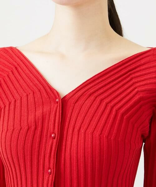 Sybilla / シビラ カーディガン・ボレロ | ハートモチーフリブカーディガン | 詳細4