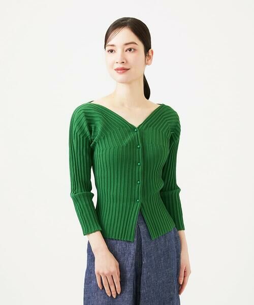 Sybilla / シビラ カーディガン・ボレロ | ハートモチーフリブカーディガン | 詳細10