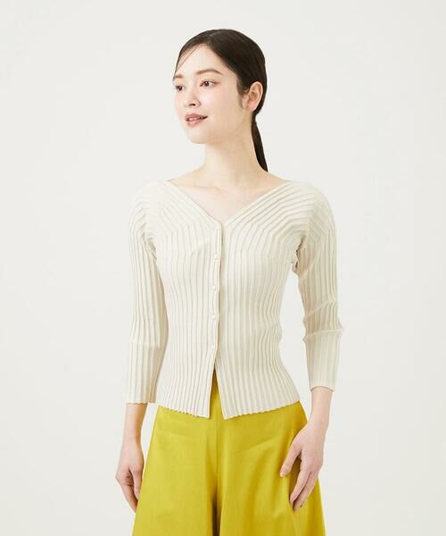 Sybilla / シビラ カーディガン・ボレロ | ハートモチーフリブカーディガン | 詳細12