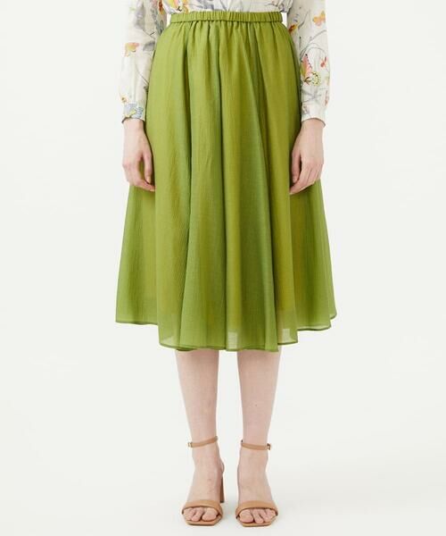 Sybilla / シビラ ミニ・ひざ丈スカート | シアークリンクルスカート | 詳細1