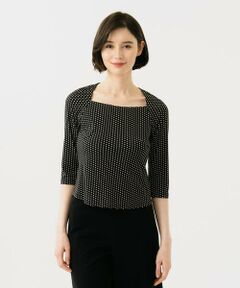 Sybilla / シビラ カットソー | ドットプリントカットソー