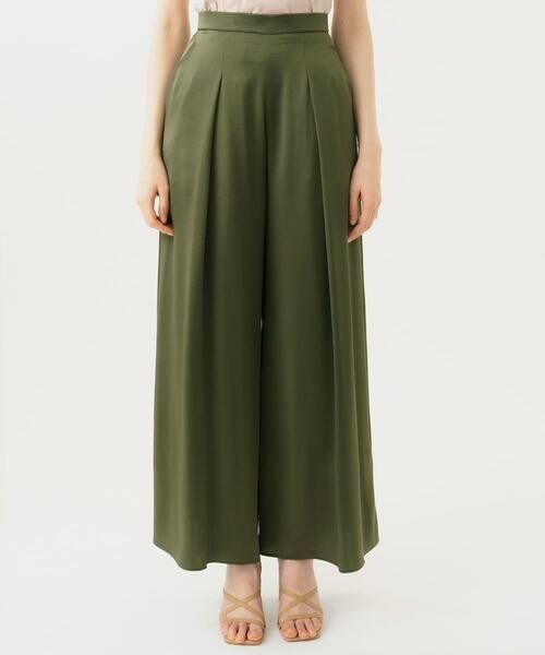 Sybilla / シビラ チノ・ワークパンツ | サテンタックパンツ | 詳細3