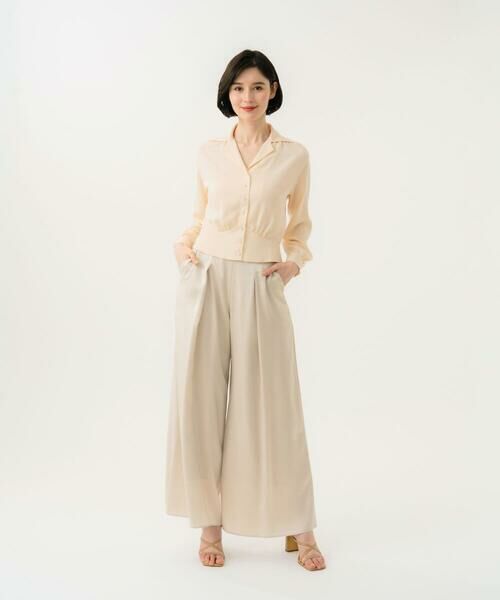 Sybilla / シビラ チノ・ワークパンツ | サテンタックパンツ | 詳細12