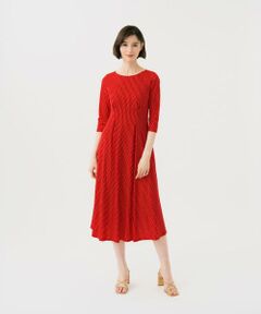 Sybilla / シビラ ロング・マキシ丈ワンピース | ドットプリントジャージードレス