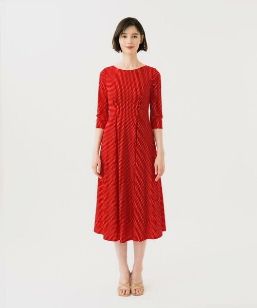Sybilla / シビラ ロング・マキシ丈ワンピース | ドットプリントジャージードレス | 詳細2