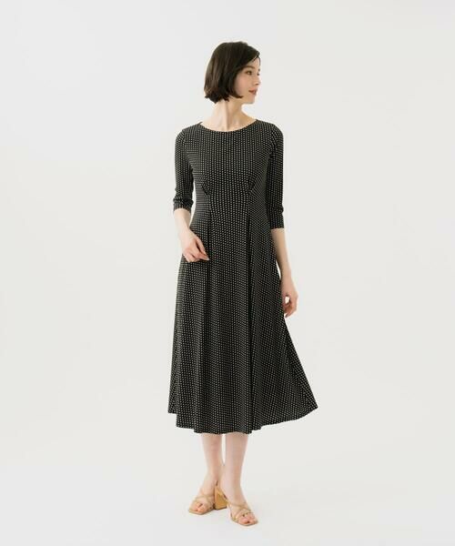 Sybilla / シビラ ロング・マキシ丈ワンピース | ドットプリントジャージードレス | 詳細10