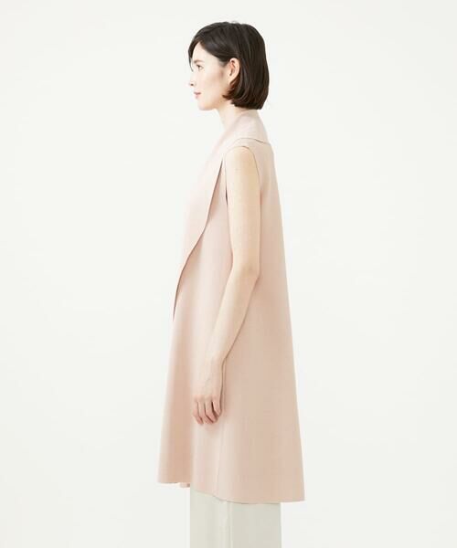 Sybilla / シビラ ベスト | ワイドカラーニットジレ | 詳細2