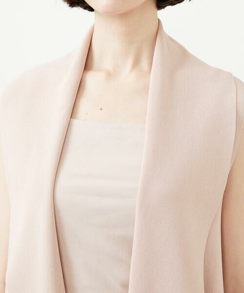 Sybilla / シビラ ベスト | ワイドカラーニットジレ | 詳細4