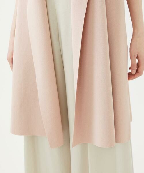 Sybilla / シビラ ベスト | ワイドカラーニットジレ | 詳細6