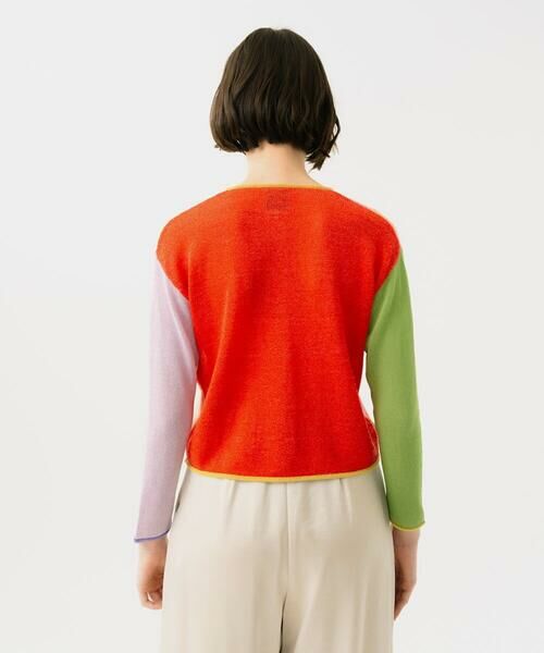 Sybilla / シビラ カーディガン・ボレロ | ブロックボーダーカーディガン | 詳細1