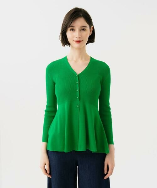 Sybilla / シビラ カーディガン・ボレロ | ペプラムリブカーディガン | 詳細2