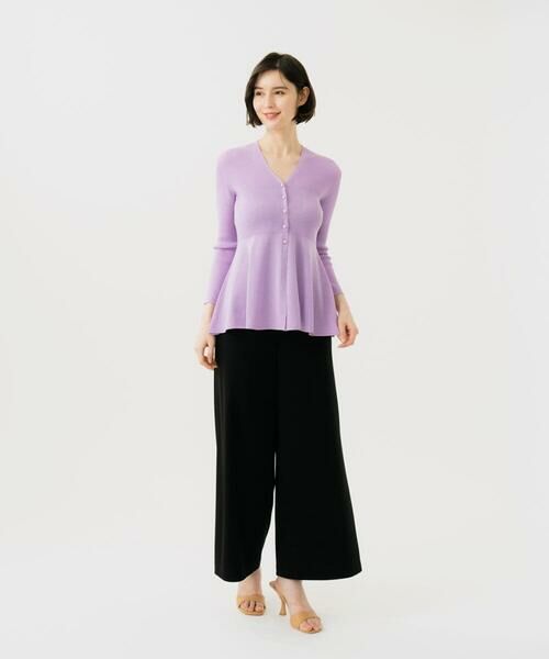 Sybilla / シビラ カーディガン・ボレロ | ペプラムリブカーディガン | 詳細10