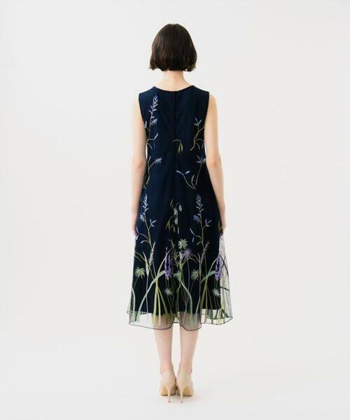 Sybilla / シビラ ドレス | リーフ刺繍チュールドレス | 詳細3