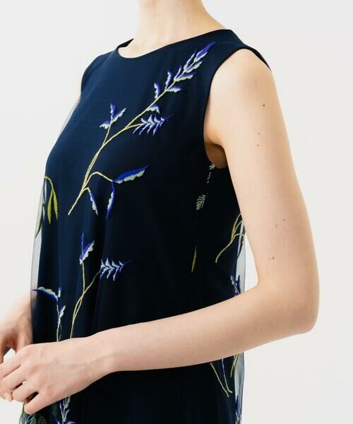 Sybilla / シビラ ドレス | リーフ刺繍チュールドレス | 詳細6