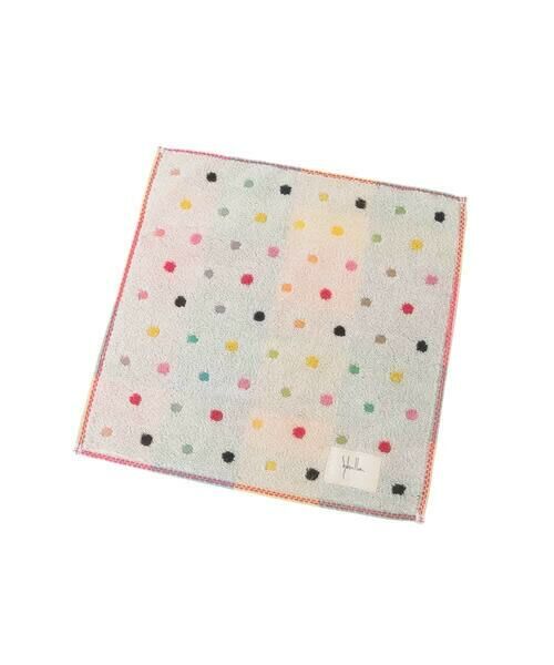 Sybilla / シビラ ハンカチ | ミニドット柄タオルハンカチ（アイボリー）