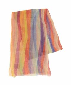 Sybilla / シビラ マフラー・ショール・スヌード・ストール | マルチストライプリネンストール