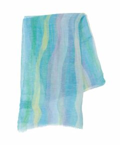 Sybilla / シビラ マフラー・ショール・スヌード・ストール | マルチストライプリネンストール