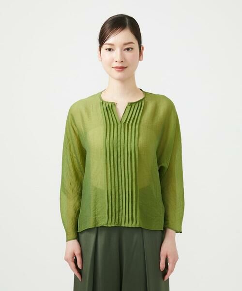 Sybilla / シビラ シャツ・ブラウス | ピンタックシアーブラウス | 詳細1