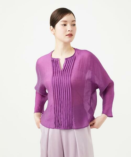 Sybilla / シビラ シャツ・ブラウス | ピンタックシアーブラウス | 詳細11