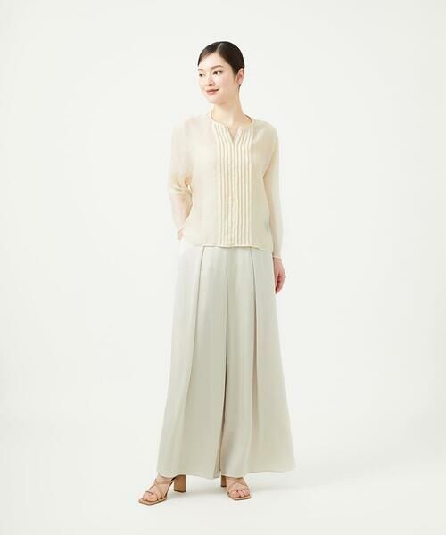 Sybilla / シビラ シャツ・ブラウス | ピンタックシアーブラウス | 詳細14