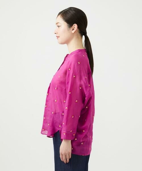 Sybilla / シビラ シャツ・ブラウス | ダイヤ刺繍リネンブラウス | 詳細2