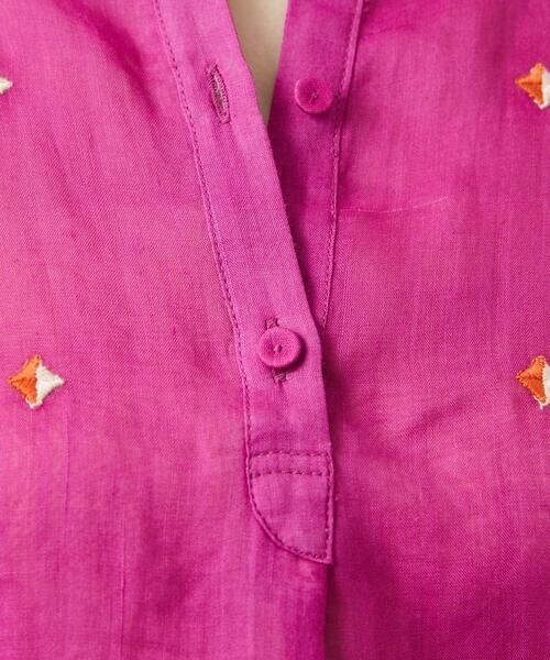 Sybilla / シビラ シャツ・ブラウス | ダイヤ刺繍リネンブラウス | 詳細5