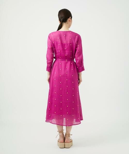 Sybilla / シビラ ロング・マキシ丈ワンピース | ダイヤ刺繍リネンドレス | 詳細3