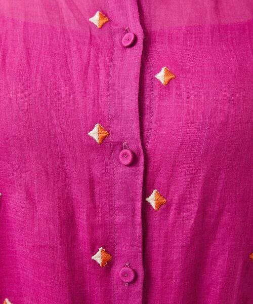 Sybilla / シビラ ロング・マキシ丈ワンピース | ダイヤ刺繍リネンドレス | 詳細5