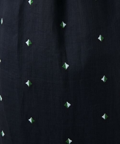 Sybilla / シビラ ロング・マキシ丈ワンピース | ダイヤ刺繍リネンドレス | 詳細13