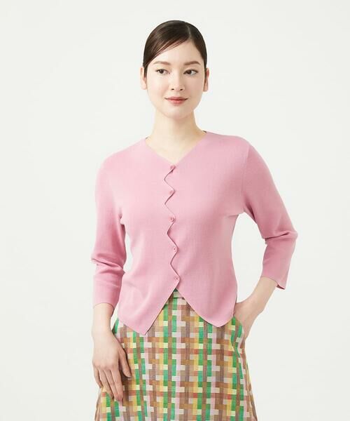 Sybilla / シビラ カーディガン・ボレロ | ジグザグカーディガン（ピンク）