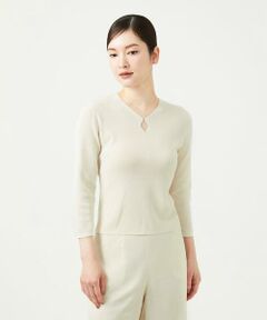 Sybilla / シビラ ニット・セーター | ダイヤキーホールニット