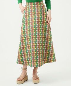 Sybilla / シビラ ロング・マキシ丈スカート | チェックジャカードスカート