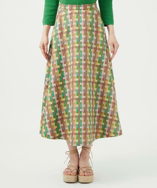 Sybilla / シビラ ロング・マキシ丈スカート | チェックジャカードスカート | 詳細1