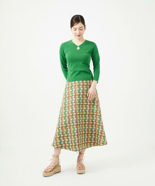 Sybilla / シビラ ロング・マキシ丈スカート | チェックジャカードスカート | 詳細10