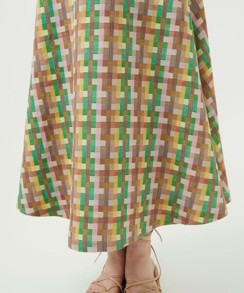 Sybilla / シビラ ロング・マキシ丈スカート | チェックジャカードスカート | 詳細7