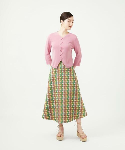 Sybilla / シビラ ロング・マキシ丈スカート | チェックジャカードスカート | 詳細9